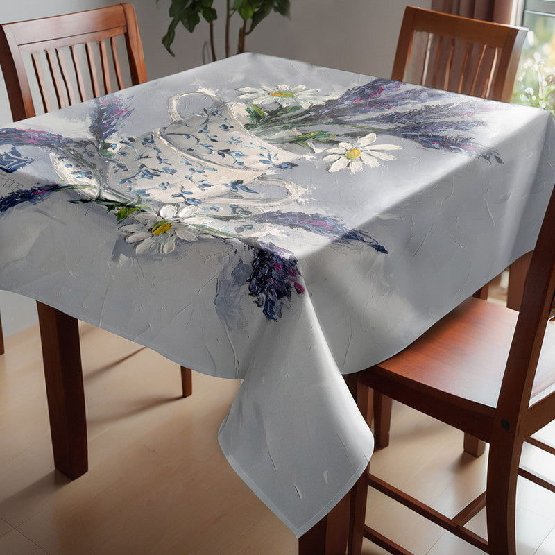 Lavender Haze Square Tablecloth by Juanette Menderoi