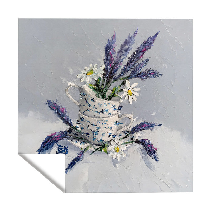 Lavender Haze Square Tablecloth by Juanette Menderoi