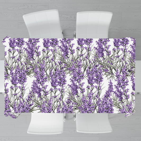 Lavender Field Rectangle Tablecloth By Mark Van Vuuren