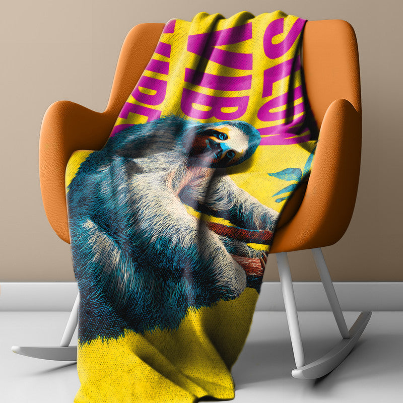 Lazy Legend Light Weight Fleece Blanket by Wikus Schalkwyk