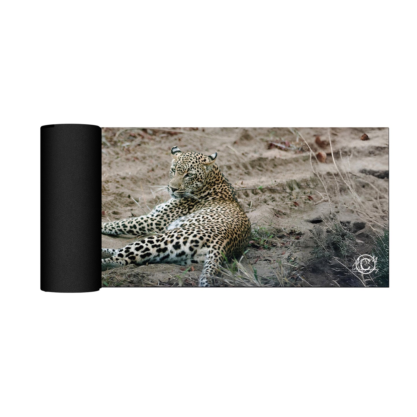 Lazy Leopard Desk Pad by Ferdie Muller
