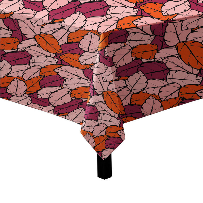 Leafscape Pink Square Tablecloth