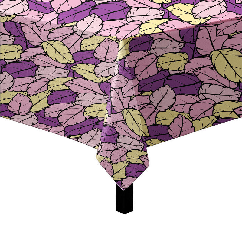Leafscape Purple Bloom Square Tablecloth