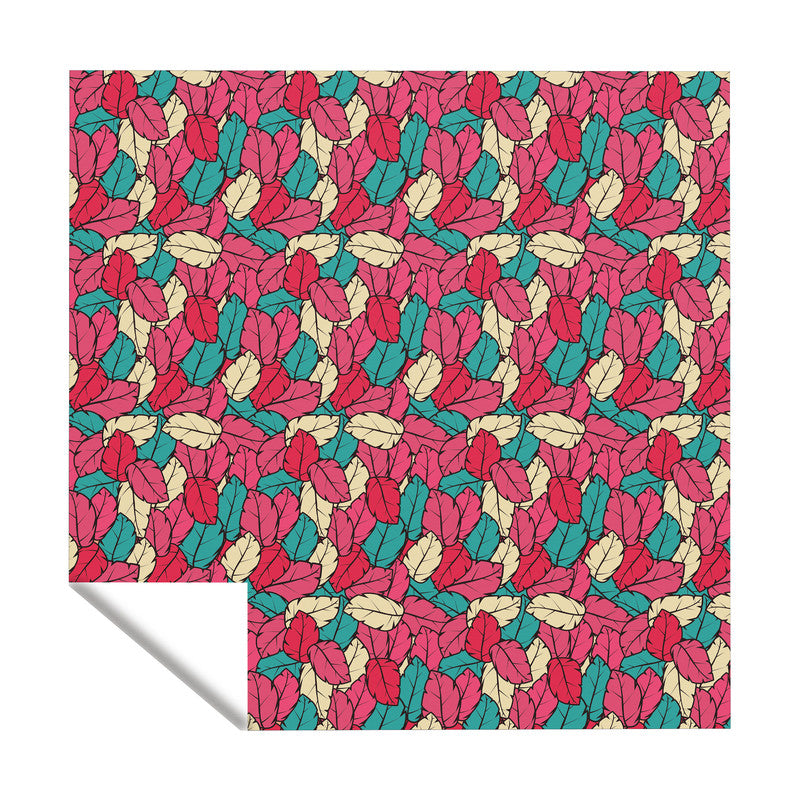Leafscape Red Bloom Square Tablecloth
