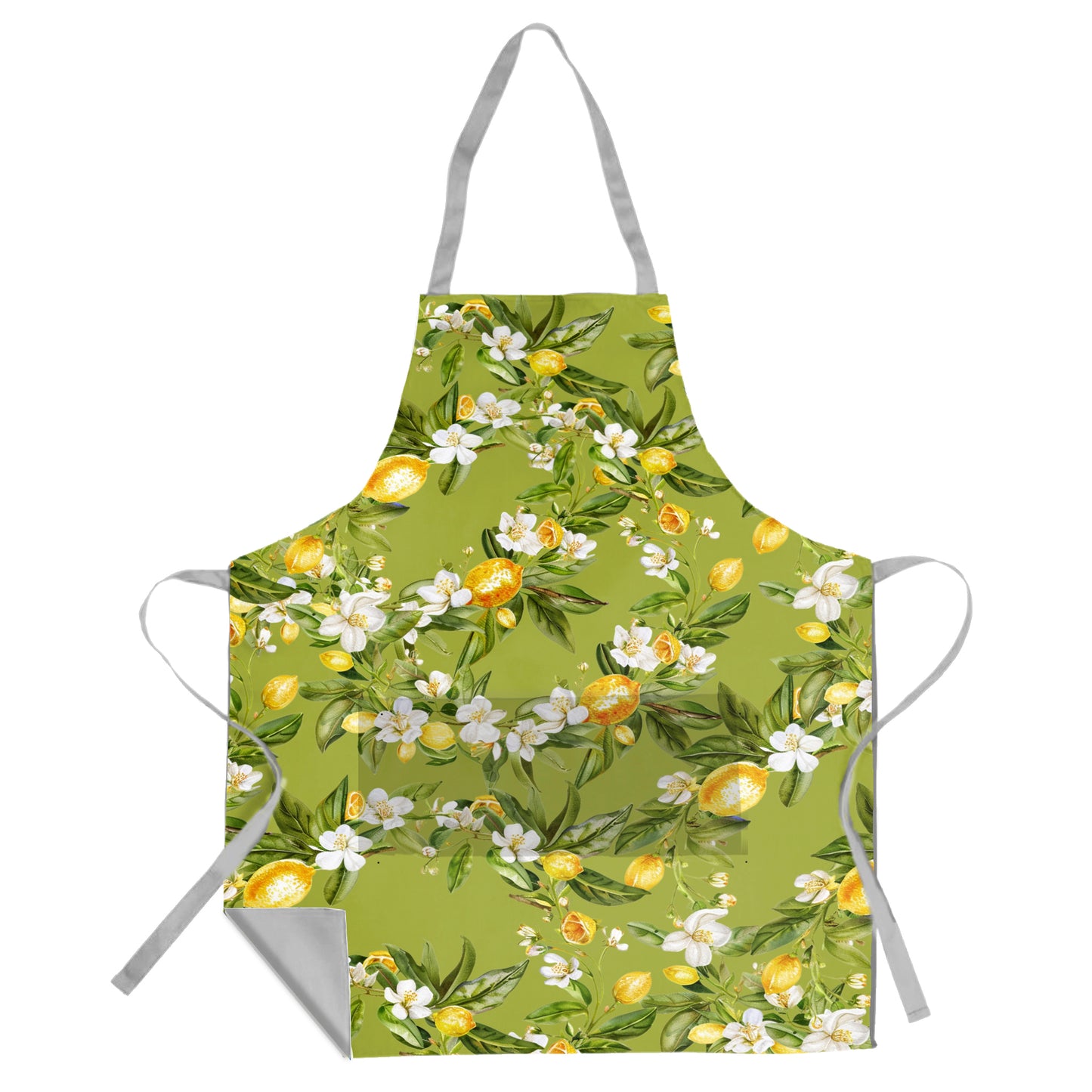 Lemon On Green Apron by Mark van Vuuren