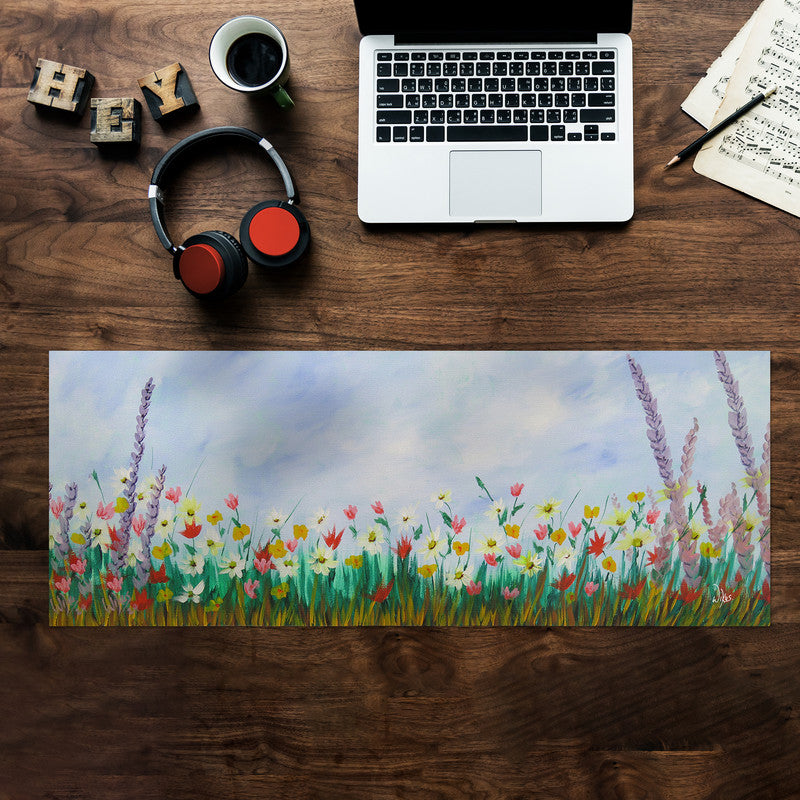 Lente Blomme Desk Pad by Wikus Hattingh