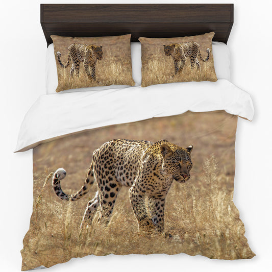 Leopard Kgalagadi By Fanie Heymans Duvet Cover Set