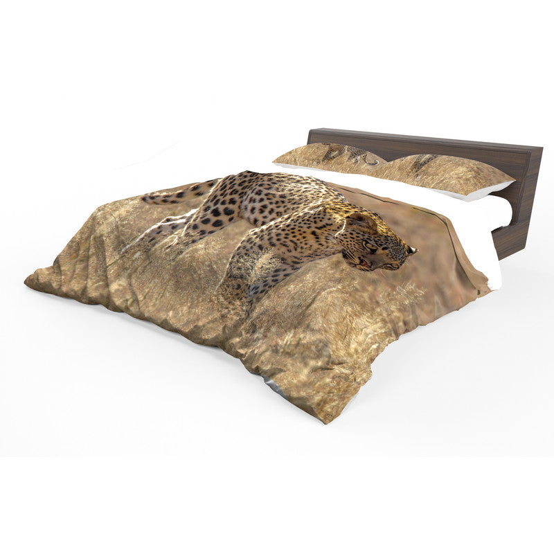 Leopard Kgalagadi By Fanie Heymans Duvet Cover Set