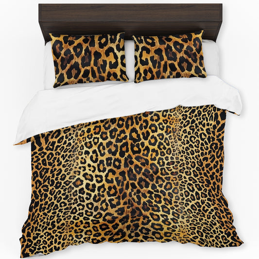 Leopard Veil Duvet Cover Set
