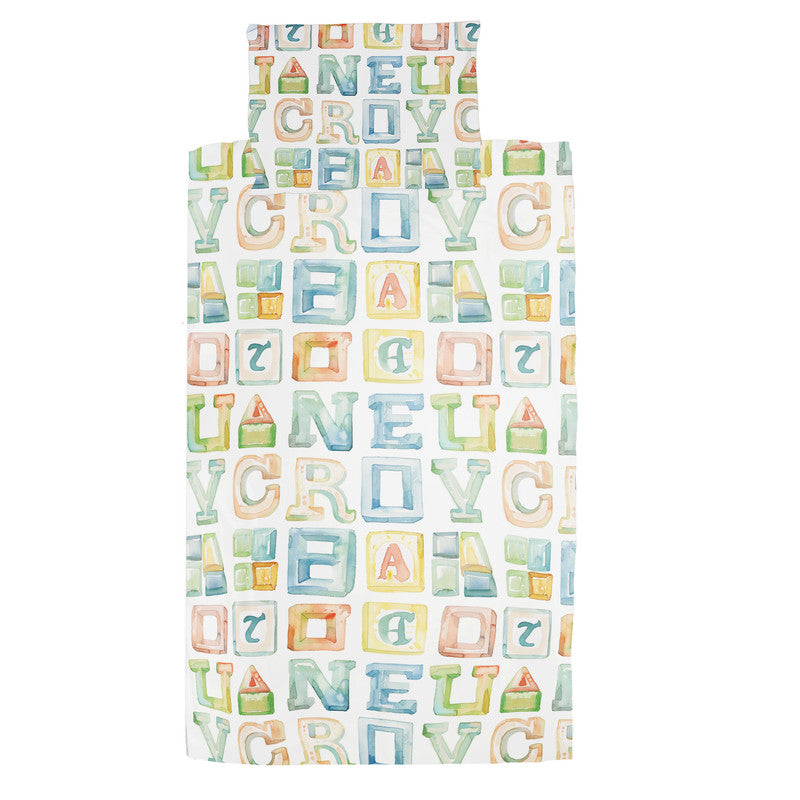 Letter Box Cot Set