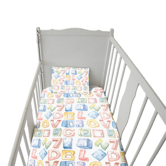 Letter Games Cot Set