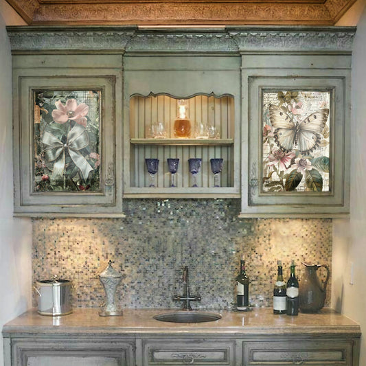 Life Memories of Catching Bugs in the Flower Field Decoupage A3