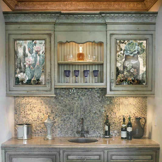 Life Memories of Desert Roses Decoupage A3