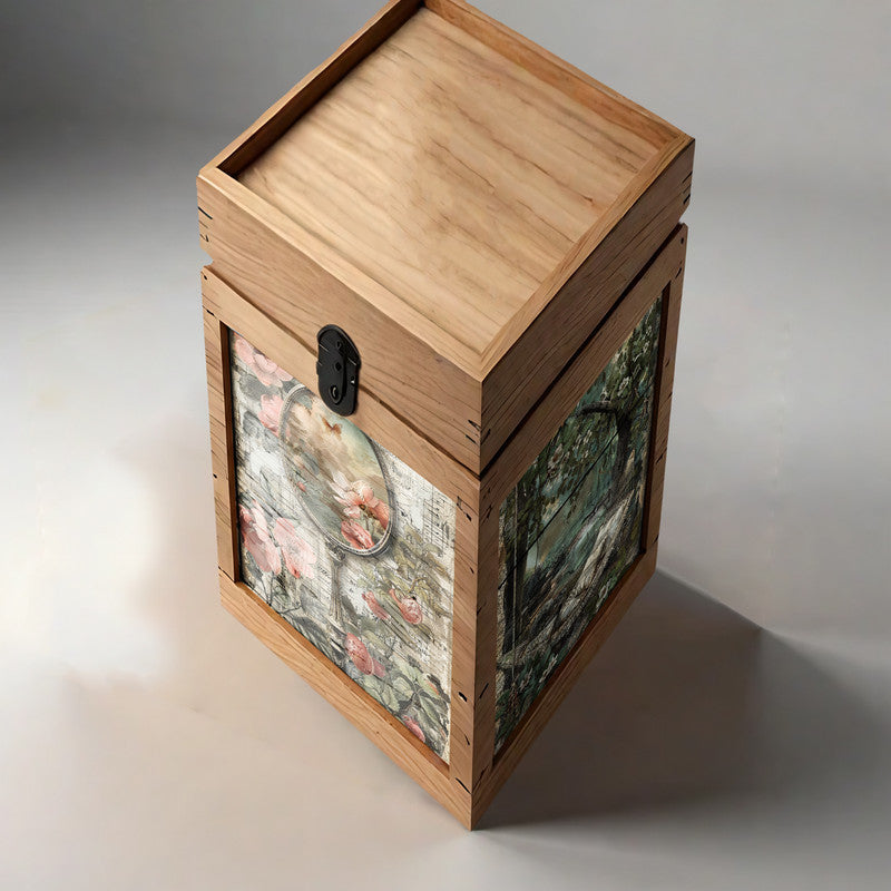 Life Memories of Floral Mirrors Decoupage A3