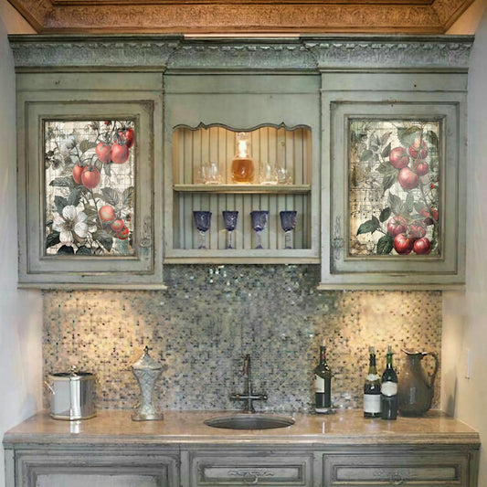 Life Memories of Red Fruits at Home Decoupage A3