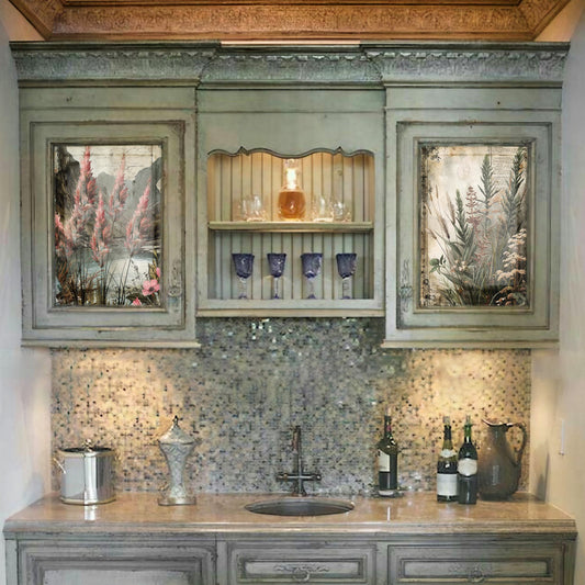 Life Memories of Riverside View Decoupage A3