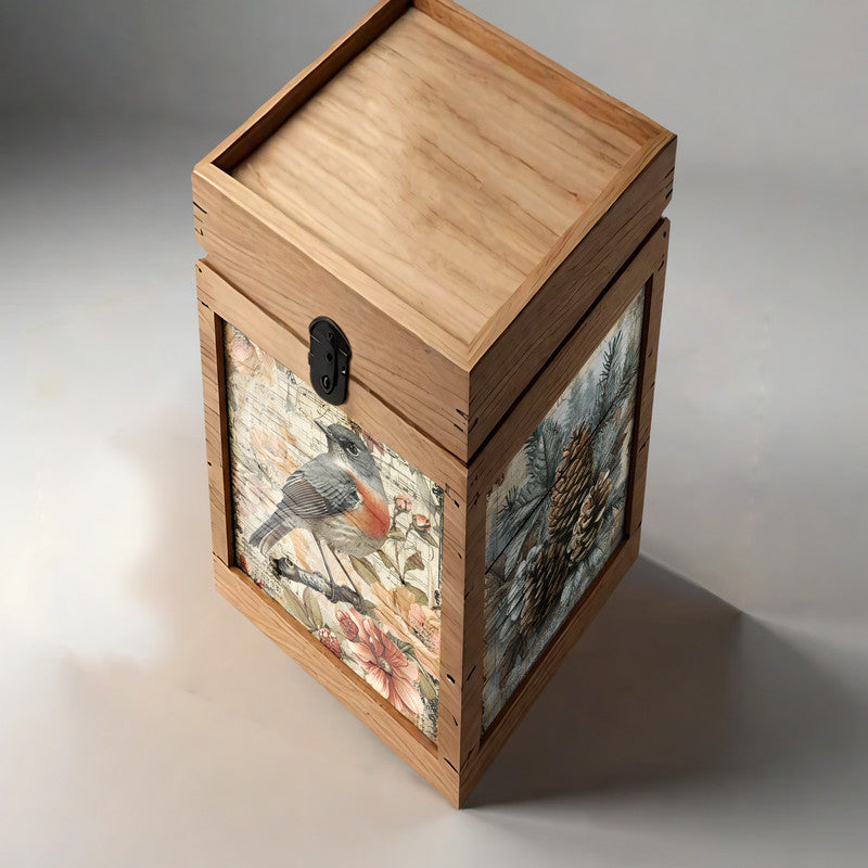 Life Memories of the Birds in the Pine Trees Decoupage A3