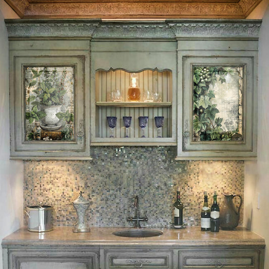 Life Memories of the Green Leaves Decoupage A3