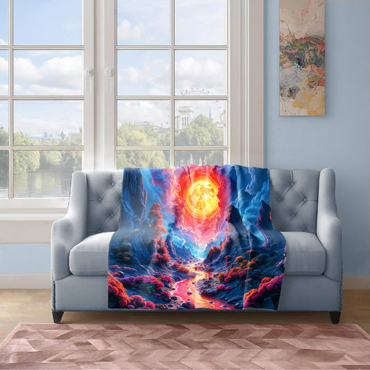 Life On Mars Light Weight Fleece Blanket