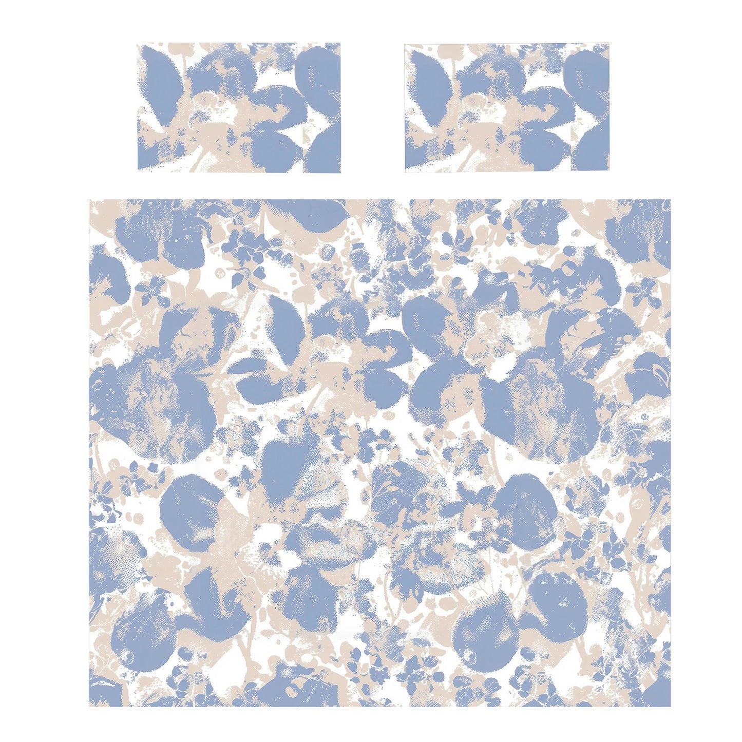 Light Blue Abstract Duvet Cover Set