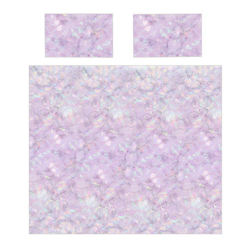 Lilac Diamonds Duvet Cover Set