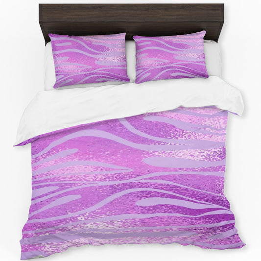 Lilac Shimmer Duvet Cover Set