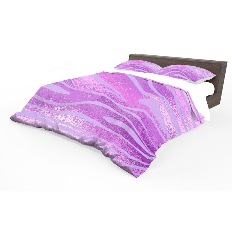 Lilac Shimmer Duvet Cover Set