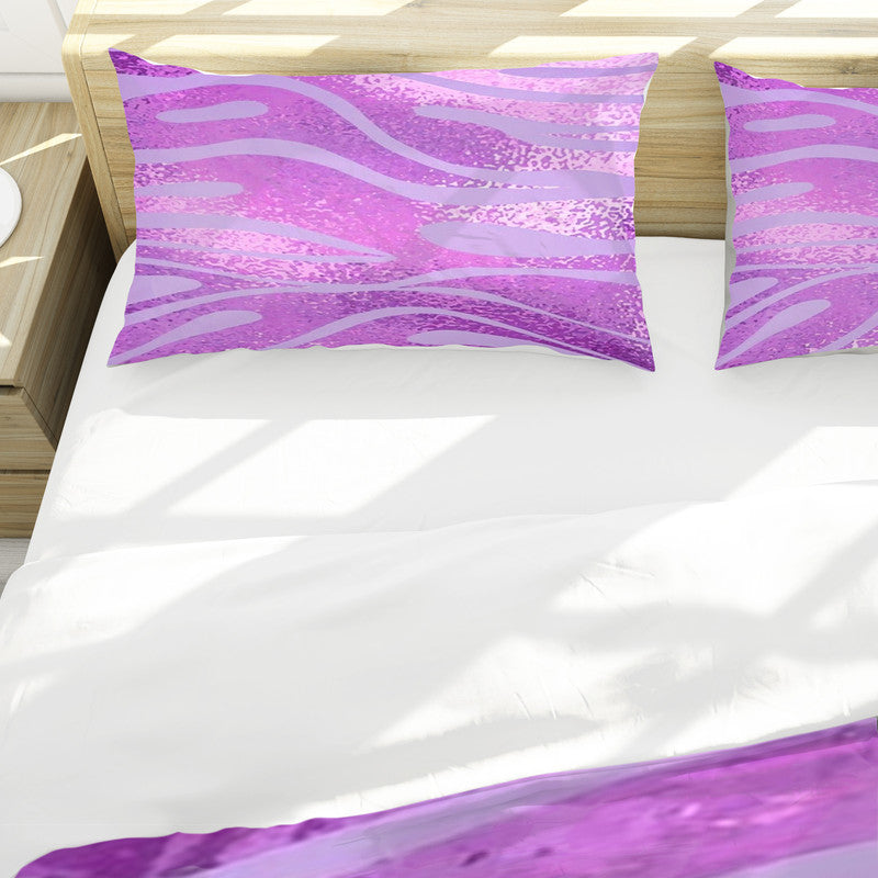 Lilac Shimmer Duvet Cover Set