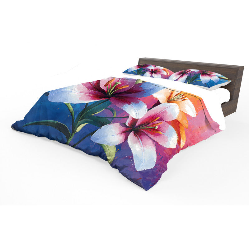 Lilly Flowers Duvet Cover Set by Wikus Schalkwyk