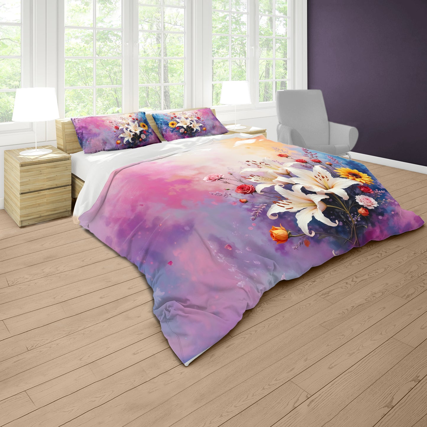 Lily Bouquet Duvet Cover Set