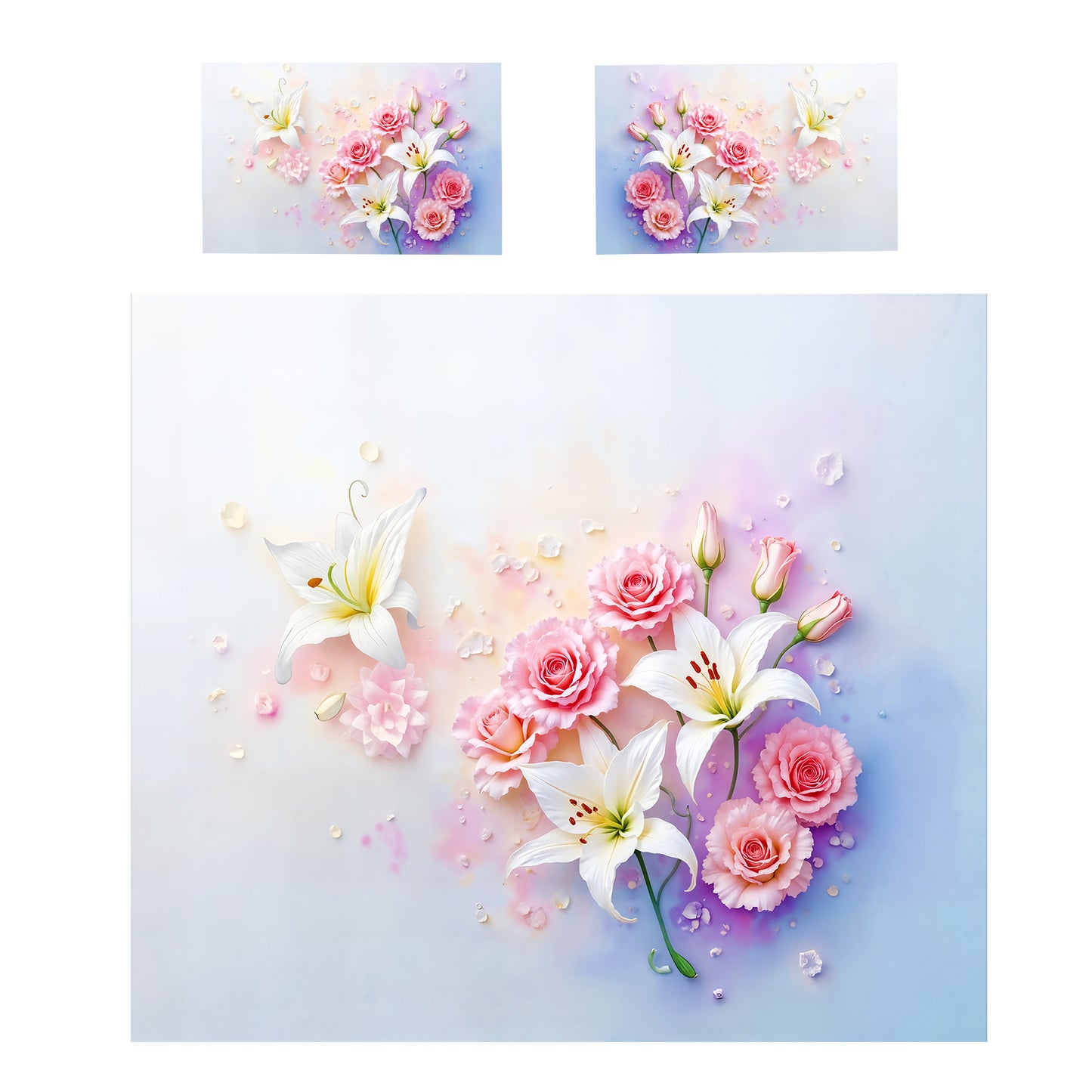 Lily Rose Petal Grace Duvet Cover Set