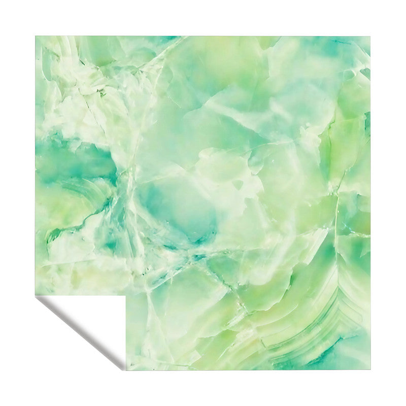 Lime Marble Square Tablecloth