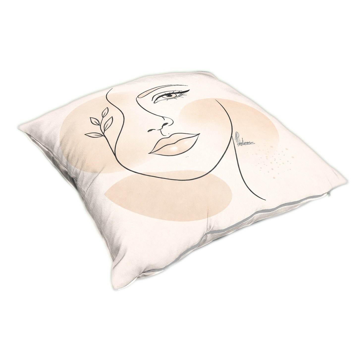 Line Art Face 1 Luxury Scatter by Nathan Pieterse