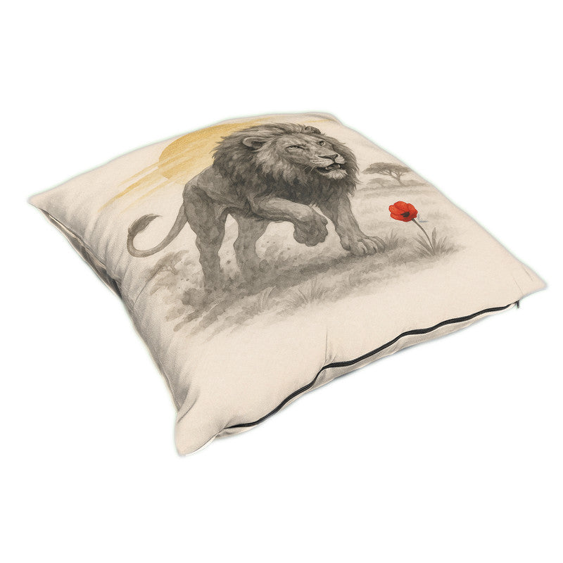 Lion At The First Light Luxury Scatter by Nathan Pieterse