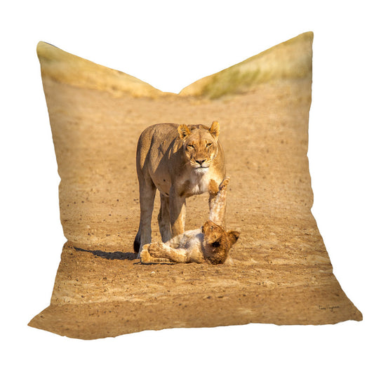 Lion Cub Frontal Luxury Scatter by Fanie Heymans