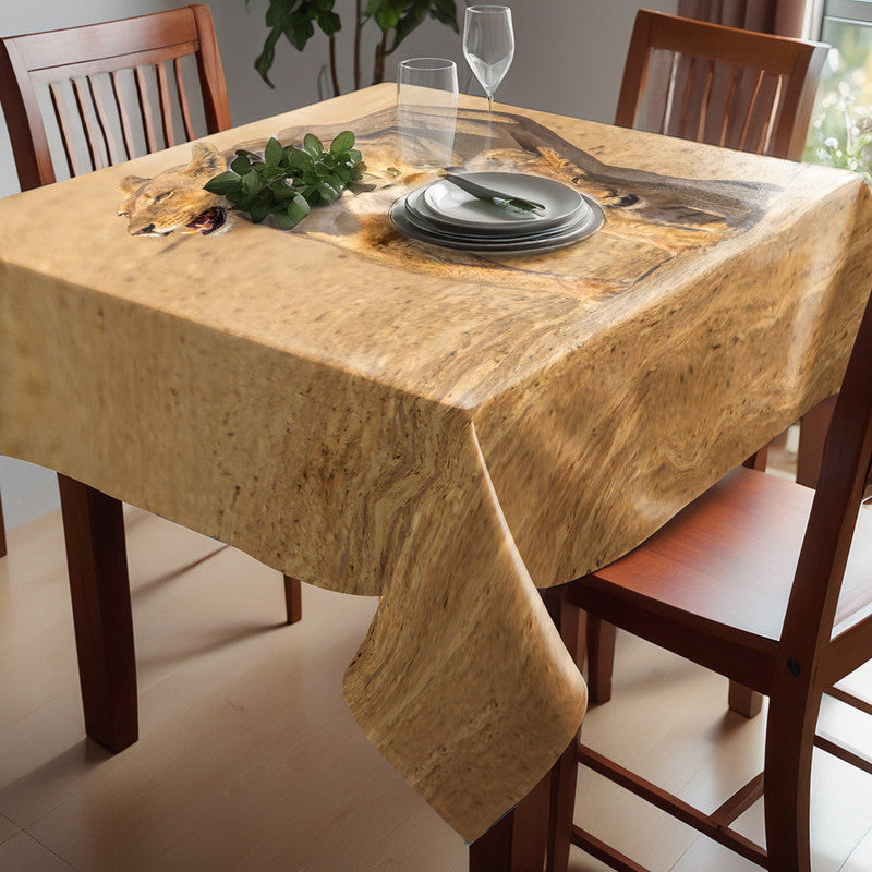 Lion Cub Square Tablecloth by Fanie Heymans