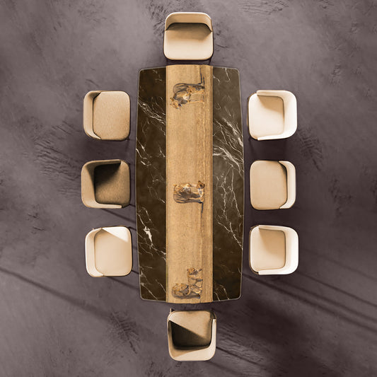 Lion Cub Table Runner by Fanie Heymans