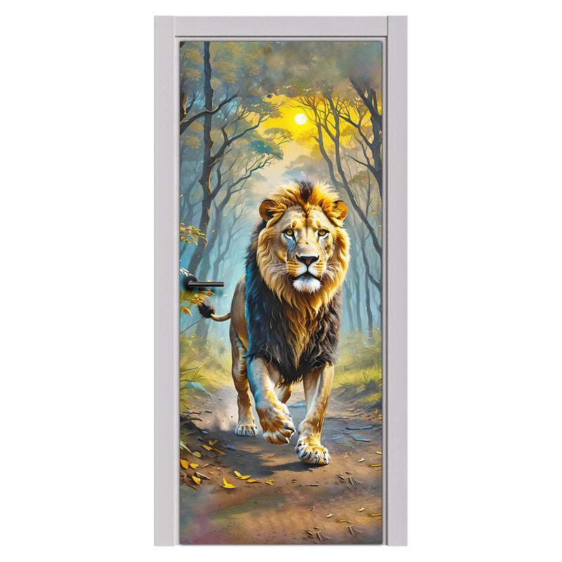 Lion King Door Decoupage