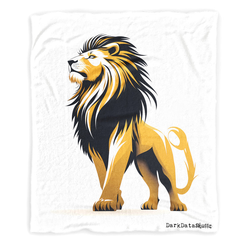 Lion Minky Blanket by Wikus Schalkwyk