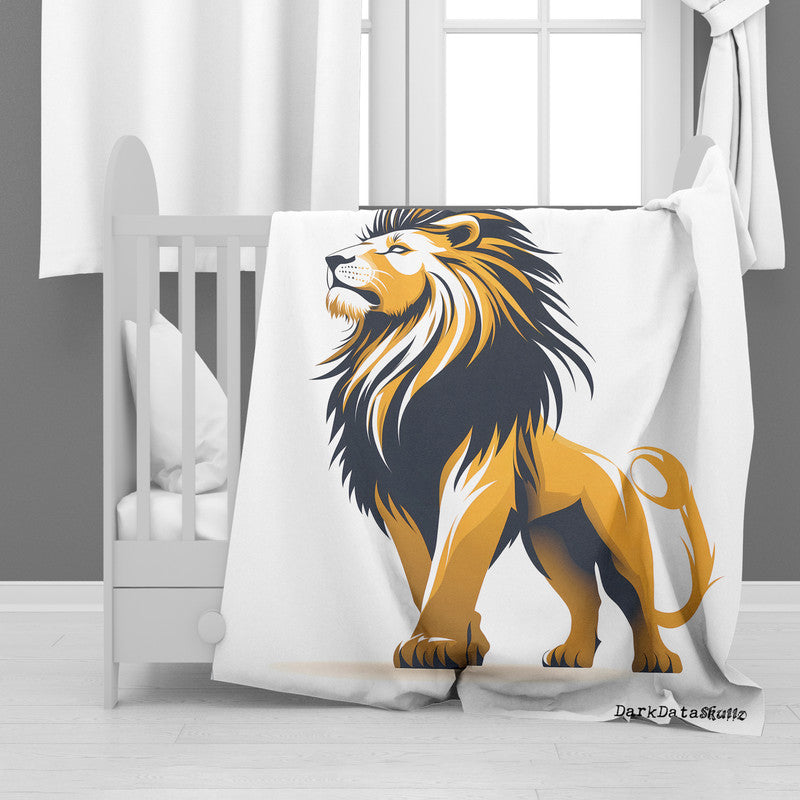 Lion Minky Blanket by Wikus Schalkwyk