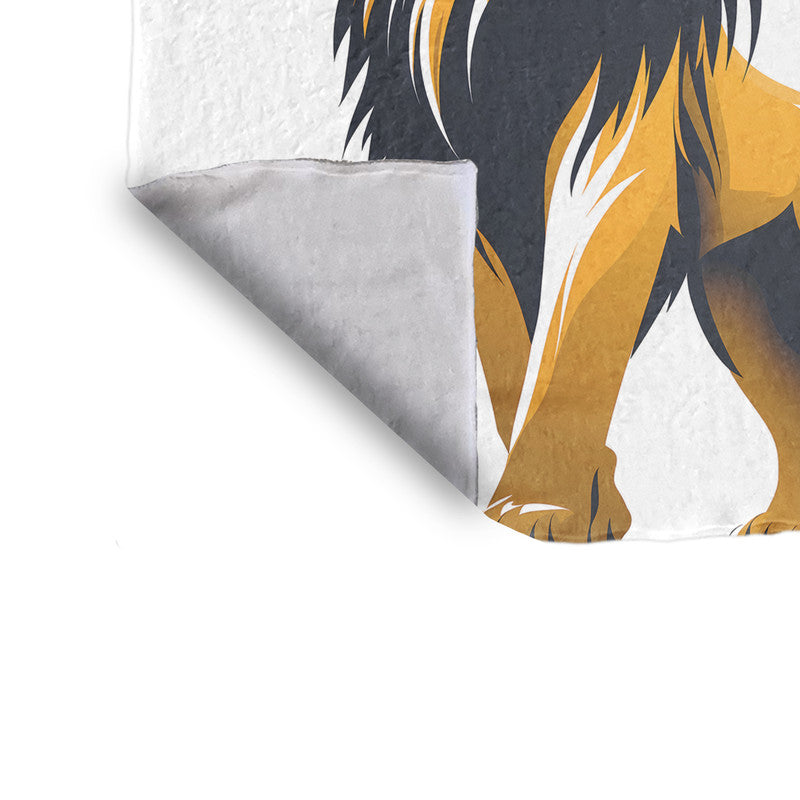 Lion Minky Blanket by Wikus Schalkwyk