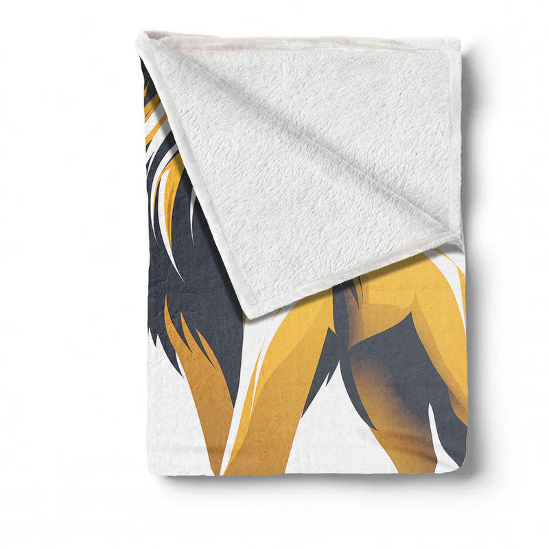 Lion Minky Blanket by Wikus Schalkwyk