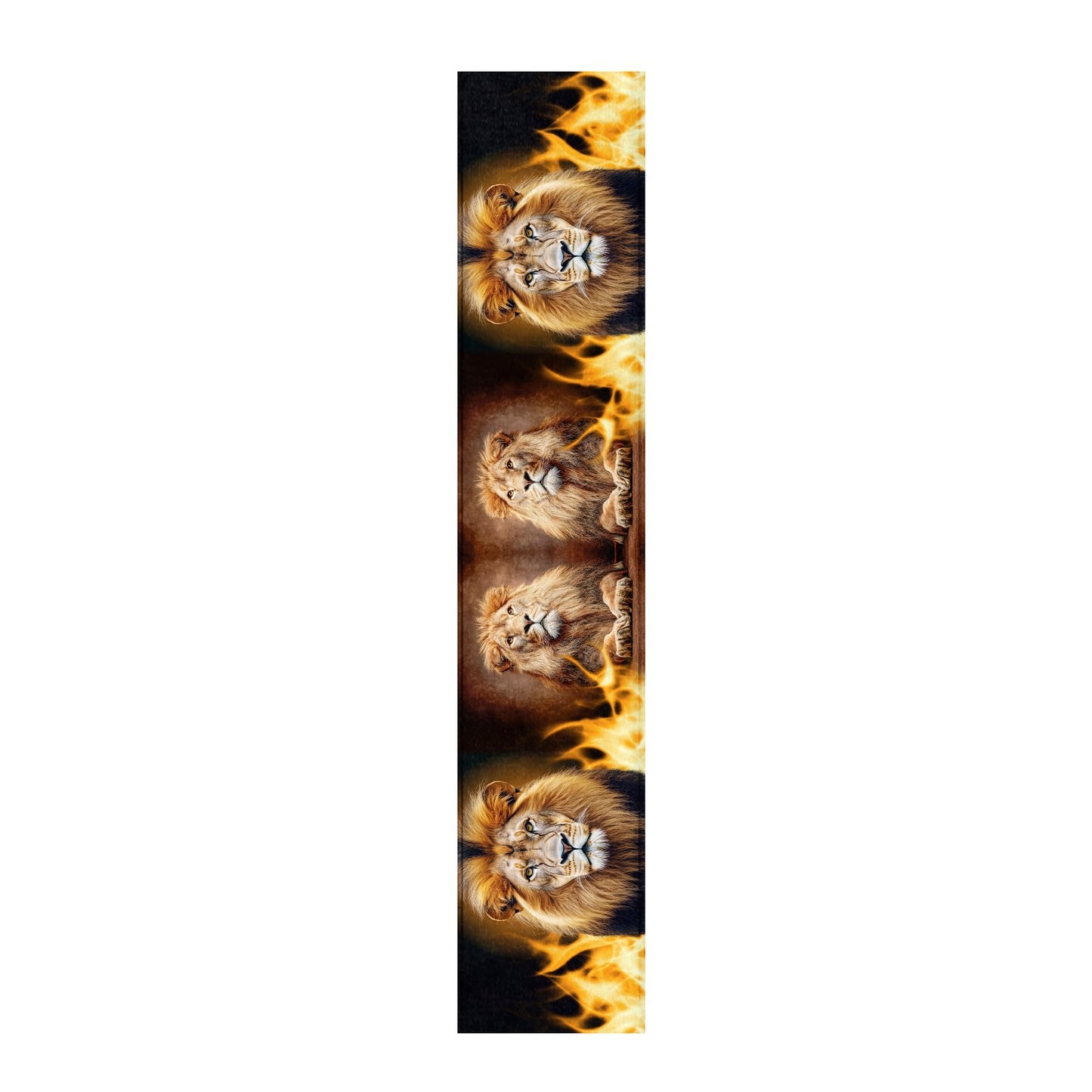 Lion Imperial Flame Table Runner