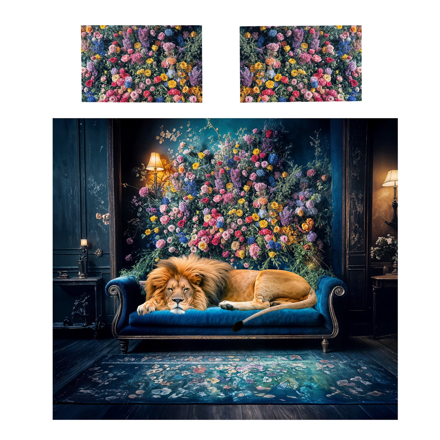Lion Majesty at Ease Duvet Cover Set