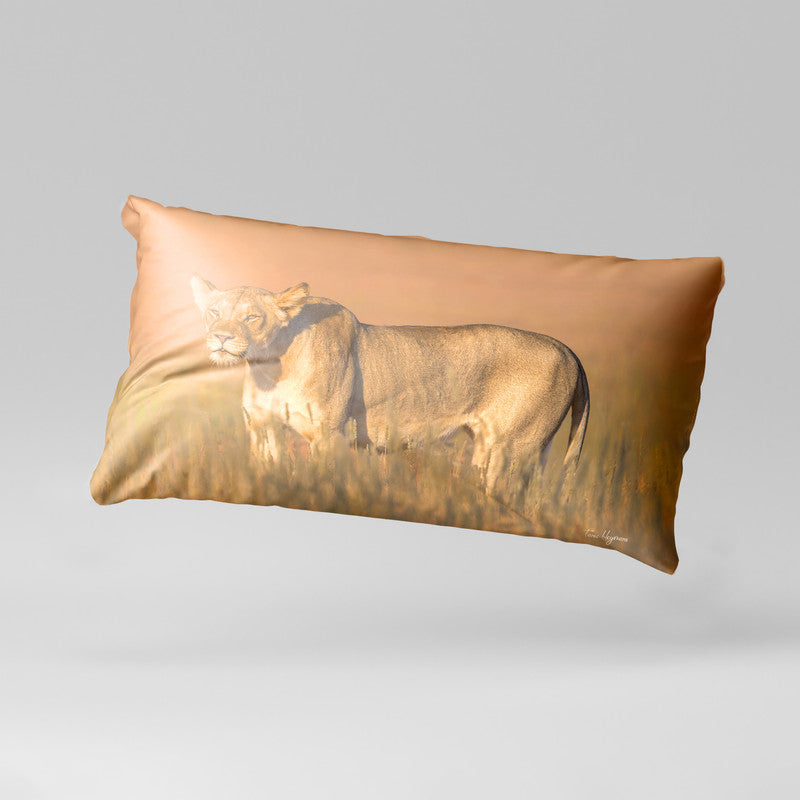 Lioness Kgalagadi Oblong Luxury Scatter by Fanie Heymans