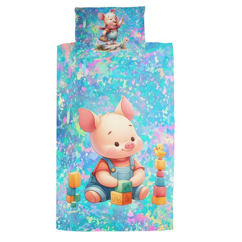 Little Piggy Adventure Cot Set