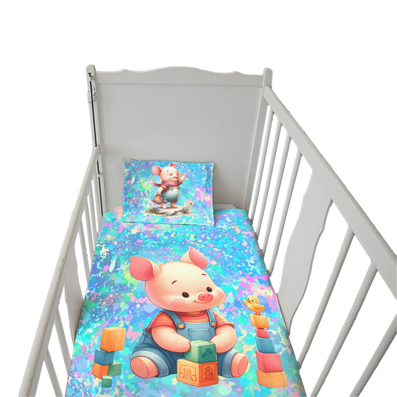 Little Piggy Adventure Cot Set