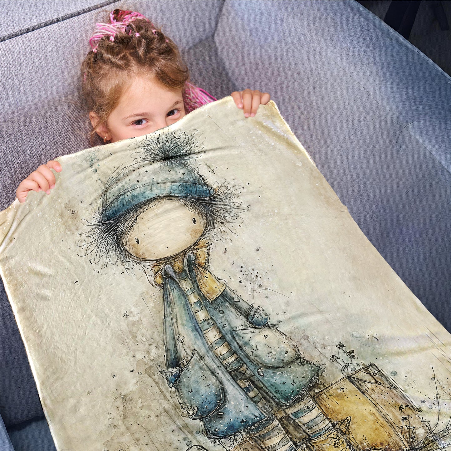 Little David Toddler Fleece Blanket