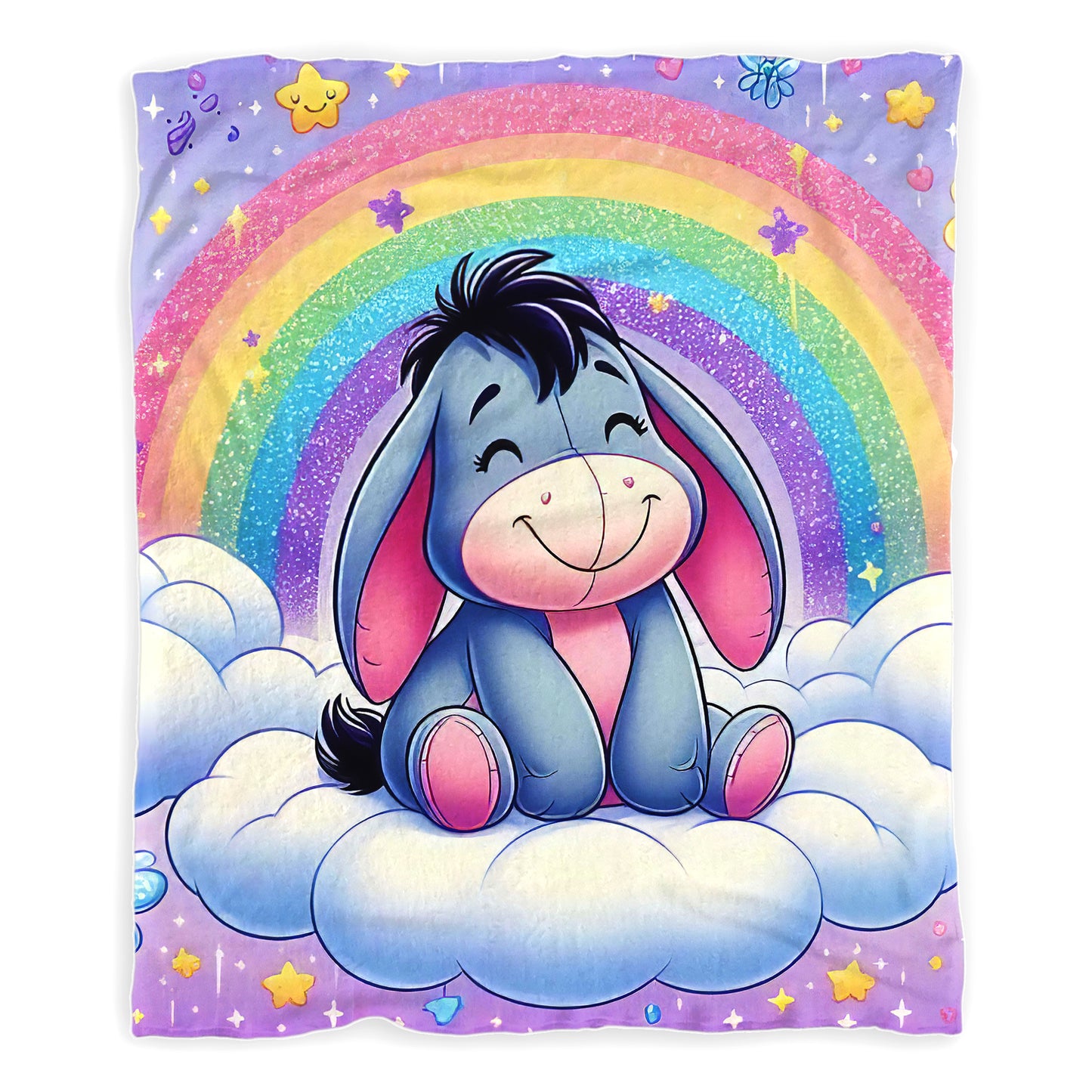 Little Donkey Minky Blanket