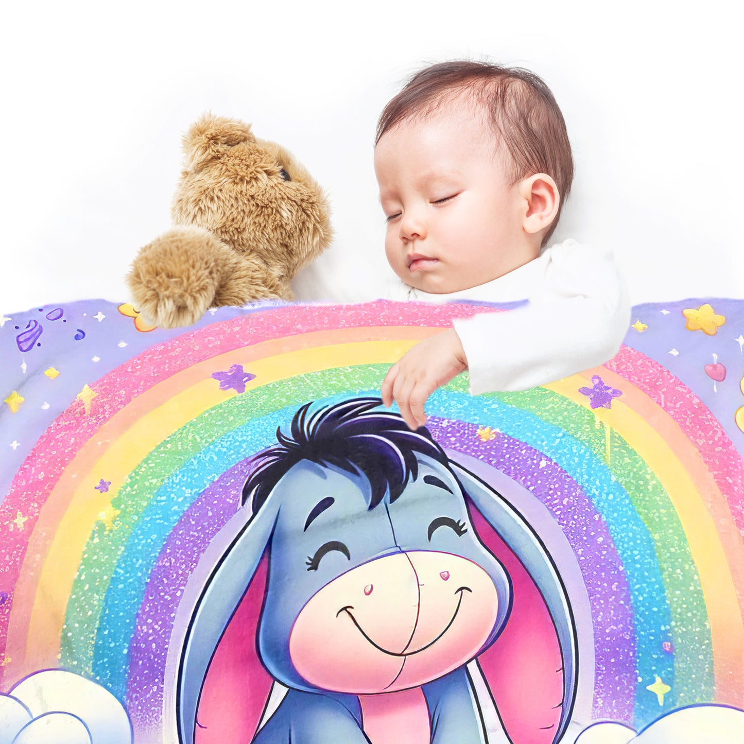 Little Donkey Minky Blanket
